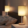 Tall Lamp Shades Set of 2, Drum Lampshade for Table