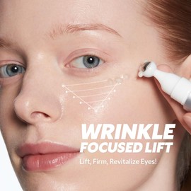 TIRTIR Crema de Ojos con Colágeno - Collagen Lifting Eye Cream 15 ml - aplicador metálico, péptidos y niacinamida - hidratante para contorno de ojos