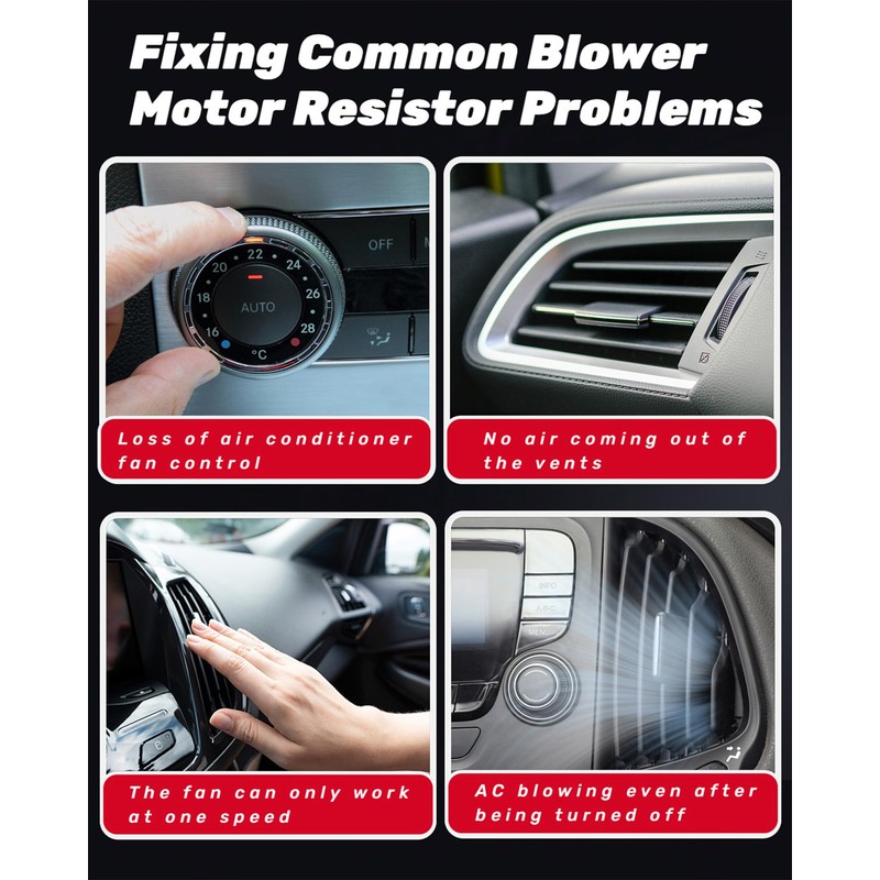 HVAC Blower Motor Resistor for 1994-2009 Dodge Ram 1500 2500
