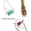 DECKER Colorful Bead Women’s eyeglass chain eyewear retainer Mask Holder