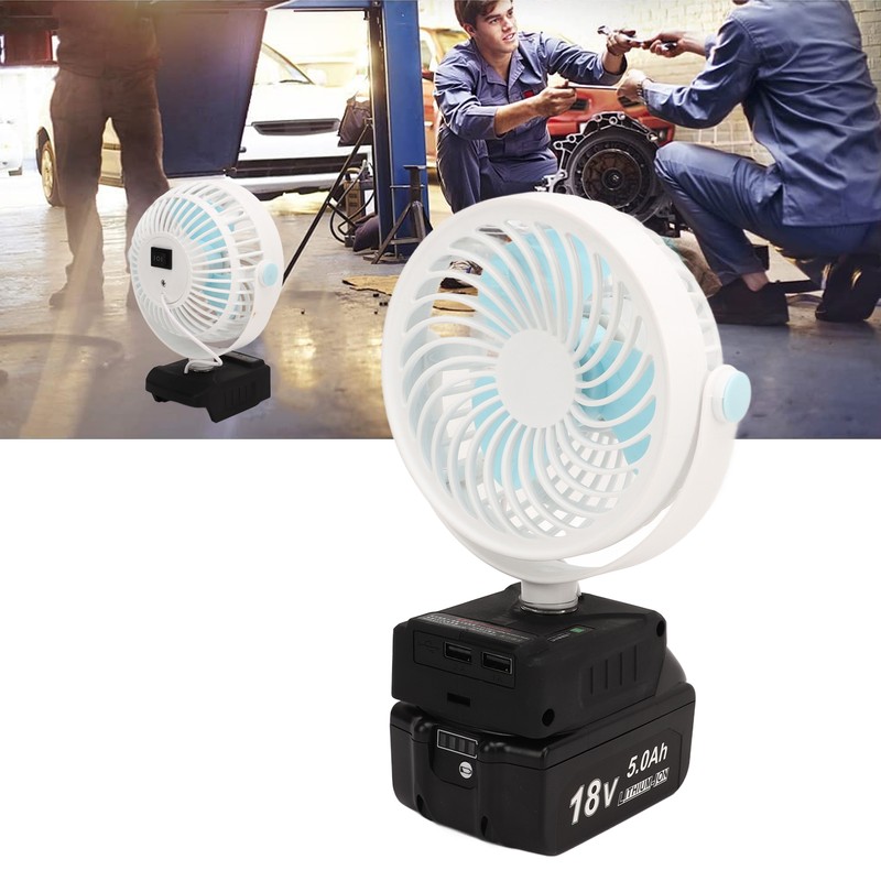 5in Cordless Fan Rechargeable Desk Fan Battery Powered Small Electric