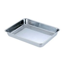 Sanho Sangyo ABTG004 Shallow Square Bat, 12 Pieces, 13-0, Stainless Steel, China