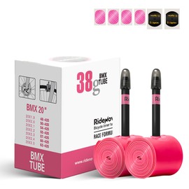 RideNow TPU Inner Tube, 20 Inch BMX Children's Bicycle, 2 Pack Bicycle Inner Tube, Ultralight Inner Tube with Presta Valve, 45 mm