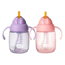 Tommee Tippee Vaso Entrenador Popote Silicón 240 ml 6+m Rosa
