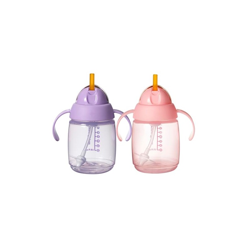 Tommee Tippee Vaso Entrenador Popote Silicón 240 ml 6+m Rosa