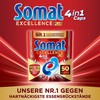 Somat Excellence Plus 4-in-1 Caps (50 Caps), Dishwasher Tablets in