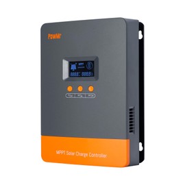 PowMr 80A MPPT Solar Charge Controller, 12V 24V 36V 48V Auto, Solar Controller PV Input Max 160V, Supports up to 12 Parallel Connections, Fit for AGM, Gel, FLD and Lithium【Update - Supports Parallel】