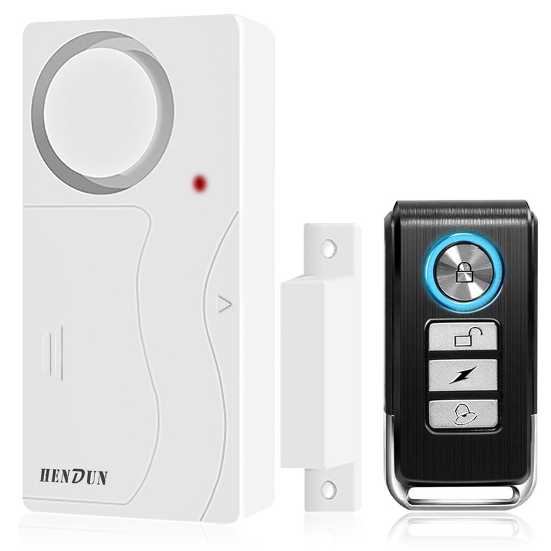 HENDUN Door Alarms When Opened with Remote, Door Bells Chimes,