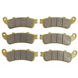 Unbranded F+R Sintered Brake Pads Fits 2001-2017 Honda GL 1800 1800A ABS Goldwing VTX 1800