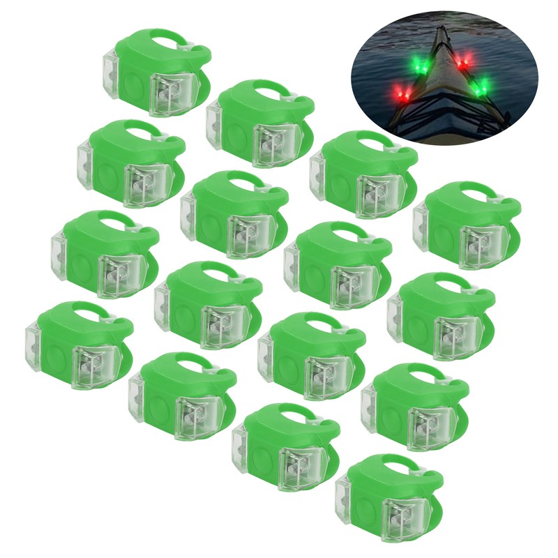 16Pcs LED Boat Navigation Lights 3 Modes Easy Installation Bright