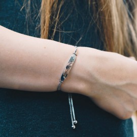 Philip Jones Big Sister ID Friendship Bracelet Created with Zircondia® Crystals