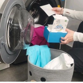 Washleaves Laundry Sheets Plastic Free Laundry Detergent Sheets Compact & Portable,...