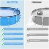 Niuyhe Coping Strips for Overlap Above Ground Pool Liners, Swimming