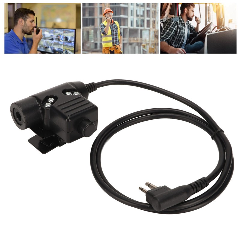 U94 PTT System Adapter 2 Pin M Head Dual Plug