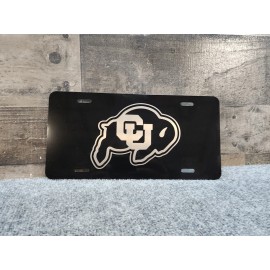b4 nada Colorado Buffalos Aluminum Plate Laser Etched Car Front Tag Sign