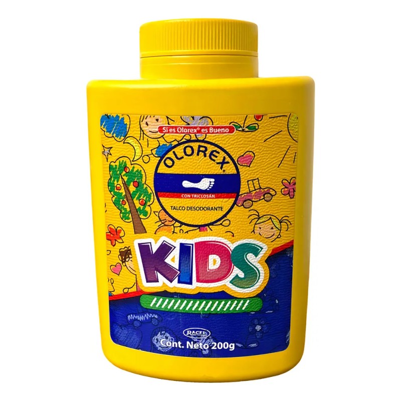Olorex Kids Talco Desodorante Para Niños 200g Axilas Y Pies
