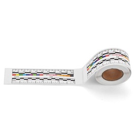 VAXATO (Pack of 100) Self-Adhesive Wound Measurement Tools Wound Measuring Ruler Medical Ruler Wound Measuring Tool Wound Measure Sticker