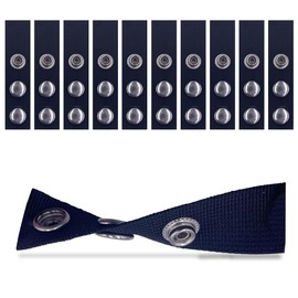 Boat Cover Snap Extender for Boat Canvas,Steel Snap Extender,Canvas Extender Snaps，Extension Sizes 1"~2" (Black, 10pack)