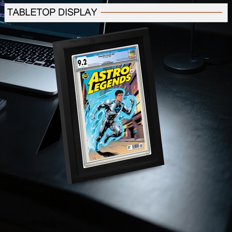 Allenkwok Single Graded Comic Book Frame for Standard CGC Slabs,