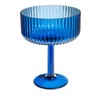 Abode Homewares Mesa Premium Acrylic Drinkware Indoor/Outdoor, Coupe, Blue, 14oz,
