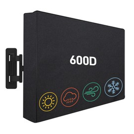 Outdoor TV Cover 50 Inch Weatherproof, 600D Heavy Duty Waterproof TV Cover