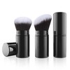 Makeup Brush, 2-Piece Retractable, Portable Kabuki Makeup Brushes for Flawless
