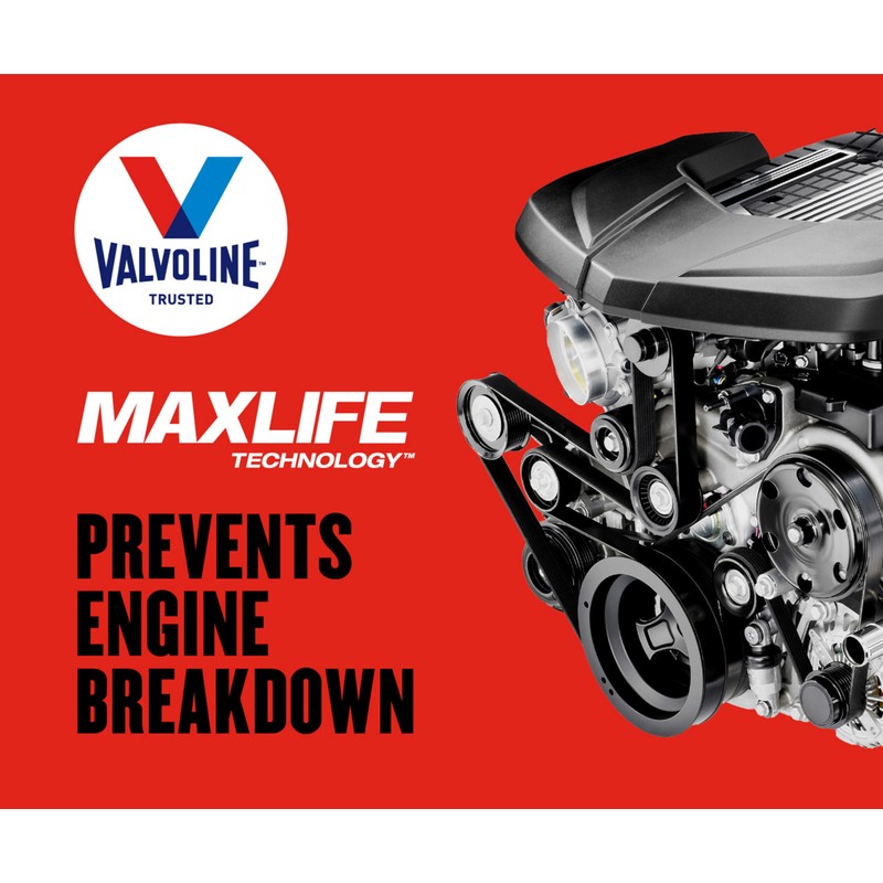 Valvoline High Mileage with MaxLife Technology 10W-30 Synthetic Blend Motor