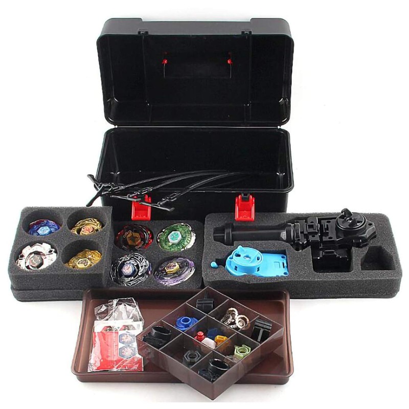 Gyros Spinning Tops, 8-Piece Starter Battle Spinner Set, 4D Fusion