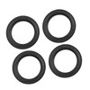 A ABSOPRO Hub Centric Rings 73.1 to 56.6mm Plastic Black