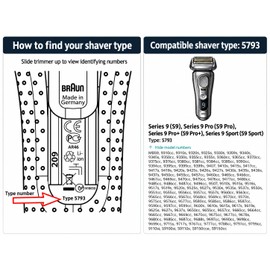 Braun Clean & Charge Base Type 5430 for Series S9-3(type 5793)