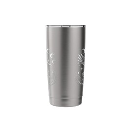 Crow Raven Blackbird Cottagecore Witchcore Mystical Moon Stainless Steel Insulated Tumbler