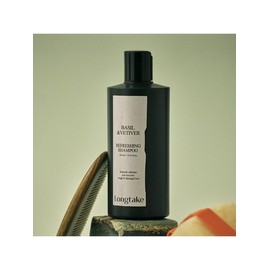 Long Take Basil & Vetiver Refreshing Shampoo 300ml / 롱테이크 바질앤베티버 리프레싱 샴푸 300ml