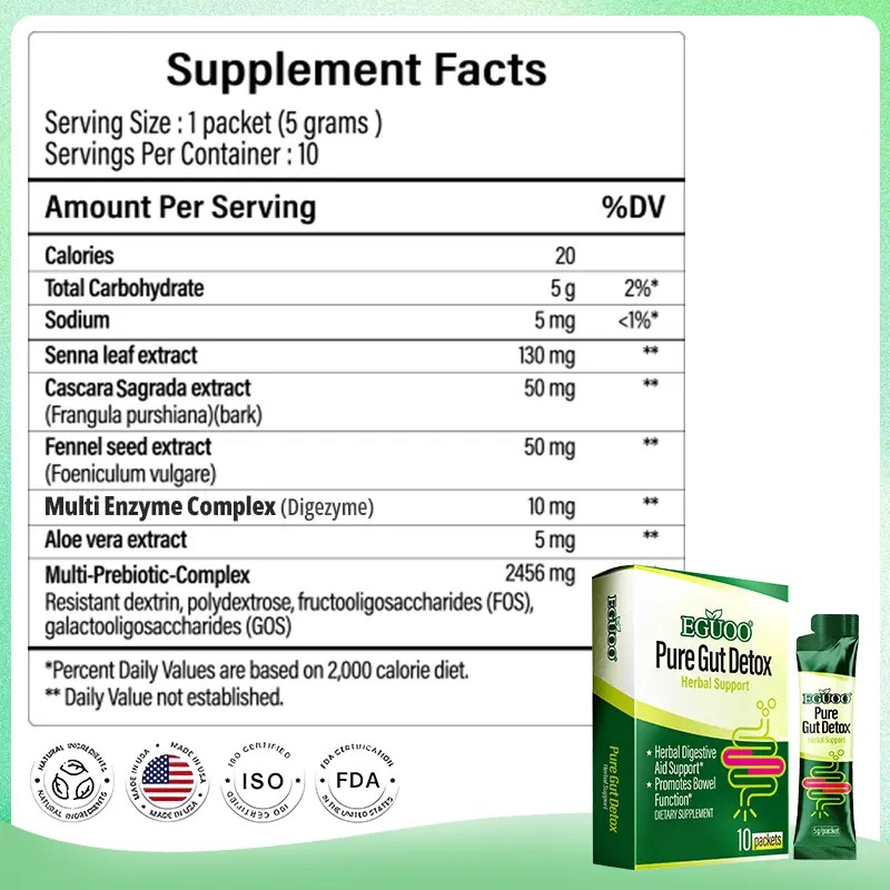 Herbal Digestive Supplement - Senna Leaf & Cascara Sagrada for