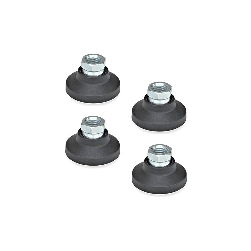 Ganter Normelemente GN 343.3-50-M10-A 3-50-M10-A 3-50-M10-A Articulated Feet with Threaded