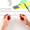 2 Pieces 6"/12" Clear Acrylic Ruler Zero-Centering Ruler with Inches