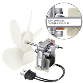 Frienda Universal Bathroom Vent Fan Motor Replacement Electric Motors Kit Compatible with Nutone Broan 50CFM 120V(3000 RPM 120V)