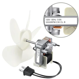 Frienda Universal Bathroom Vent Fan Motor Replacement Electric Motors Kit Compatible with Nutone Broan 50CFM 120V(3000 RPM 120V)