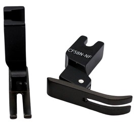 Cutex Narrow (8mm) Teflon Coated Presser Foot Part Number #CF58N-NF Compatible with Needle Feed Sewing Machine