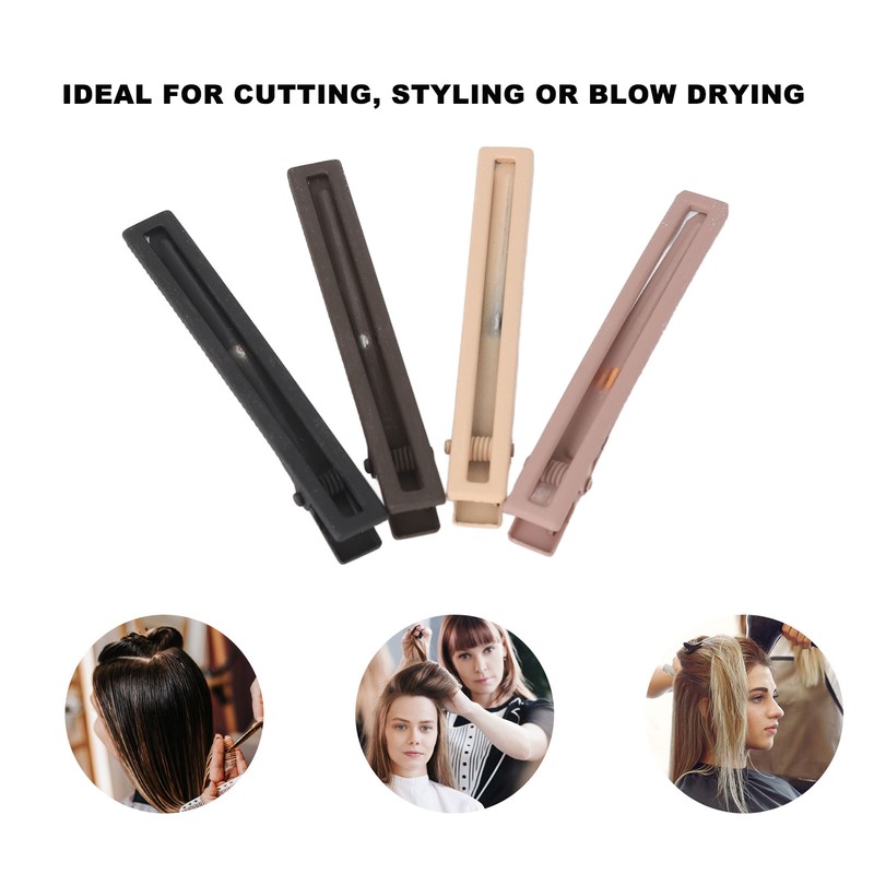 40pcs Dividing Duck Bill Clip Professional Alloy Safety Sectioning Hair