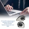 Cooling Fan 4 Pin Aluminum Alloy ABS Easy Replaceable Laptop