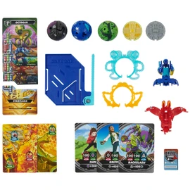 Bakugan 3.0 Battle Pack with 5 Balls, Customisable Action Figures with Character Cards for Collecting, Various Variations, for Children from 6 Years