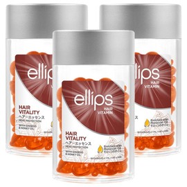 Ellipse Hair Vitamin Vitality with Ginseng & Honey 50p, 50ml, 3 pcs / 엘립스 헤어 비타민 바이탈리티 위드 진생 앤 허니 50p, 50ml, 3개