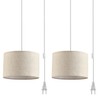 IHENGYANLT 2 Pack Plug in Pendant Light, Hanging Light with