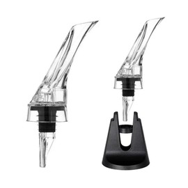 Decantador Oxigenador De Vino Con Base Soporte Tapón de Selllo Hermético