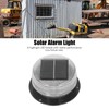 Solar Warning Light 6 LED Beads Red Blue Alternate Waterproof