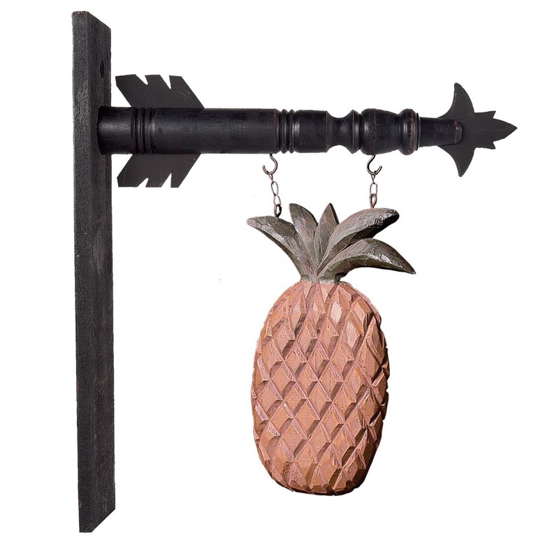 12 Inch Brown Wood Pineapple Arrow Replacement