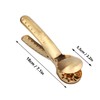 Stainless Steel Nutcracker Chestnut Clip Metal Multifunctional Nut Opener Plier