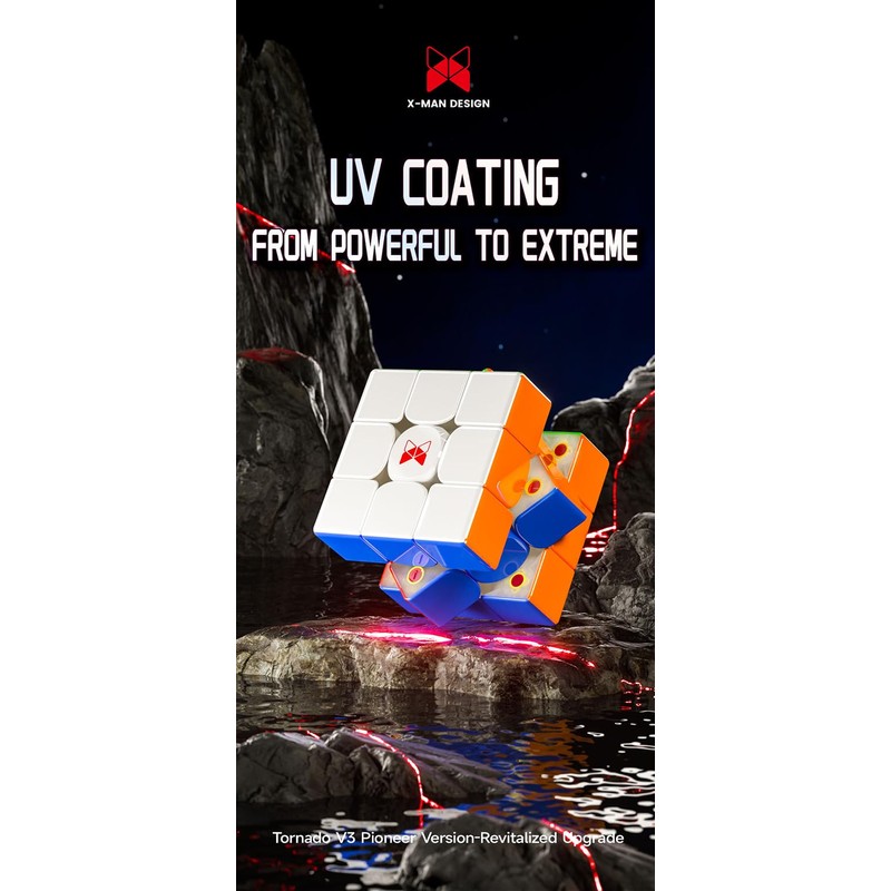 FunnyGoo Wind Tornado V3 Prioneer Version 3x3 UV Coating Stickerless