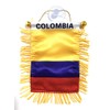 Colombian Small Car Flag Interior Rearview Mirror or Home Sticks