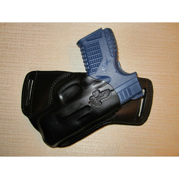Braids Holsters Fits XDS 3.3 9 & 45 Cal. Leather,SOB,OWB Belt Holster, R Hand,Ultra Slim Design